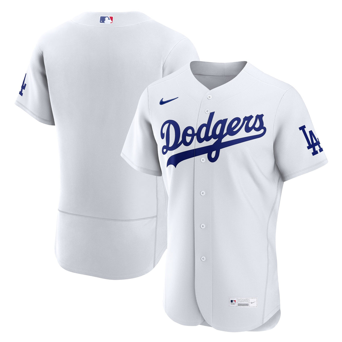 Los Angeles Dodgers White Home Authentic Jersey