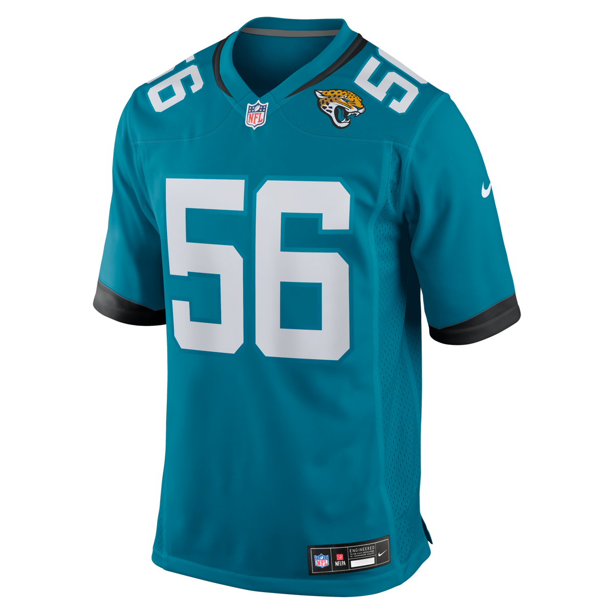 Jacksonville Jaguars Yasir Abdullah Teal Team Game Jersey