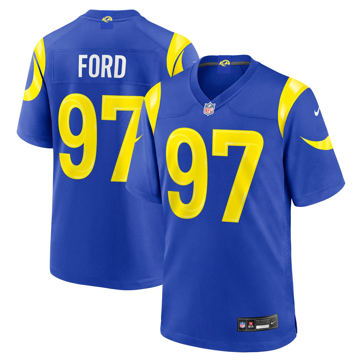 Los Angeles Rams Poona Ford Royal Game Jersey