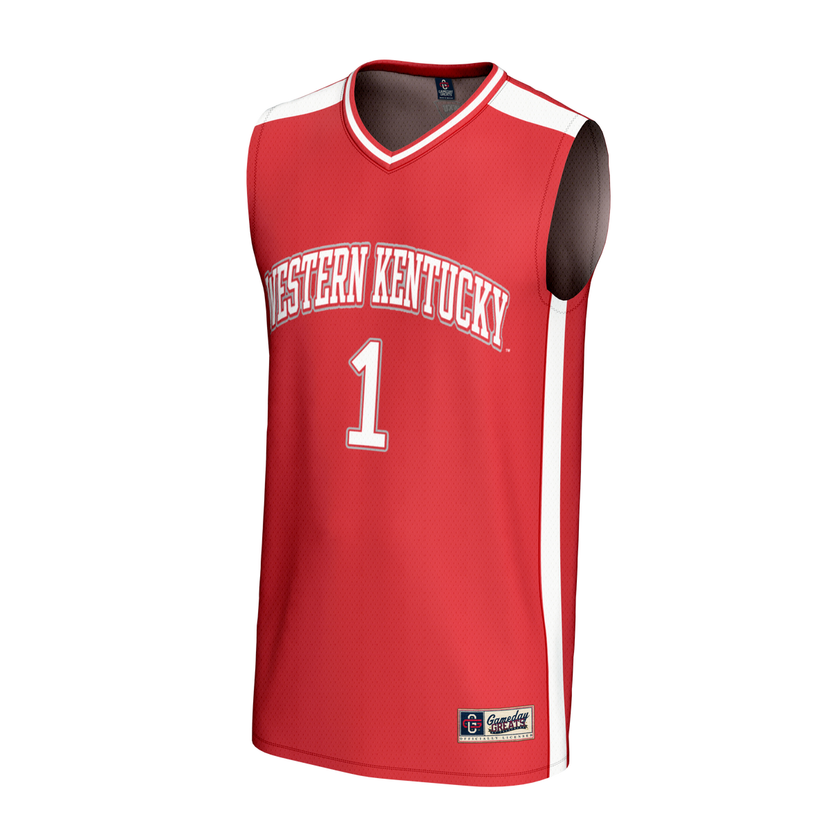 #1 Western Kentucky Hilltoppers GameDay Greats Lightweight Collegiate Basketball Fashion Jersey - Red