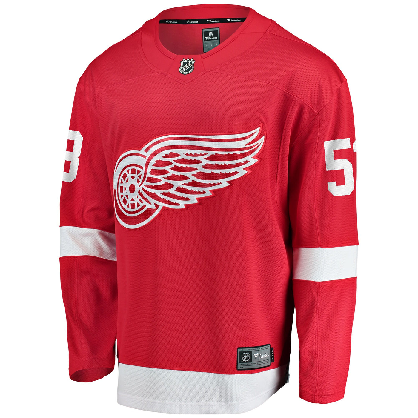 Detroit Red Wings Moritz Seider Fanatics Red Home Breakaway Player Jersey