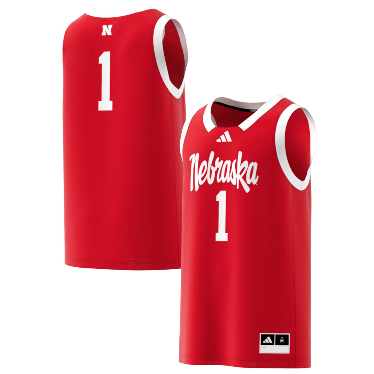 #1 Nebraska Huskers Replica Swingman Jersey - Scarlet