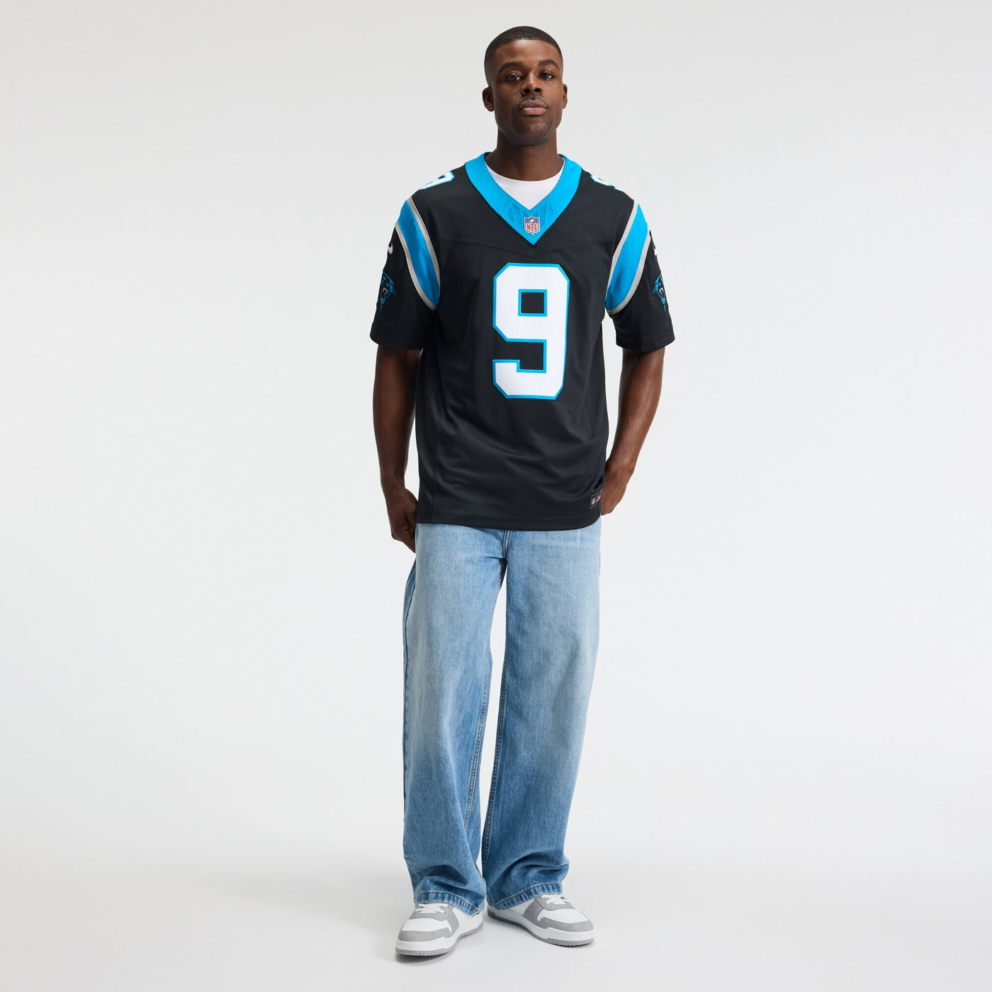 Carolina Panthers Bryce Young Nike Black Team Vapor F.U.S.E. Stitched Limited Jersey
