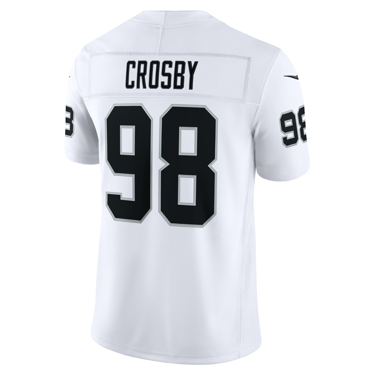 Las Vegas Raiders Maxx Crosby White Vapor F.U.S.E. Stitched Limited Jersey