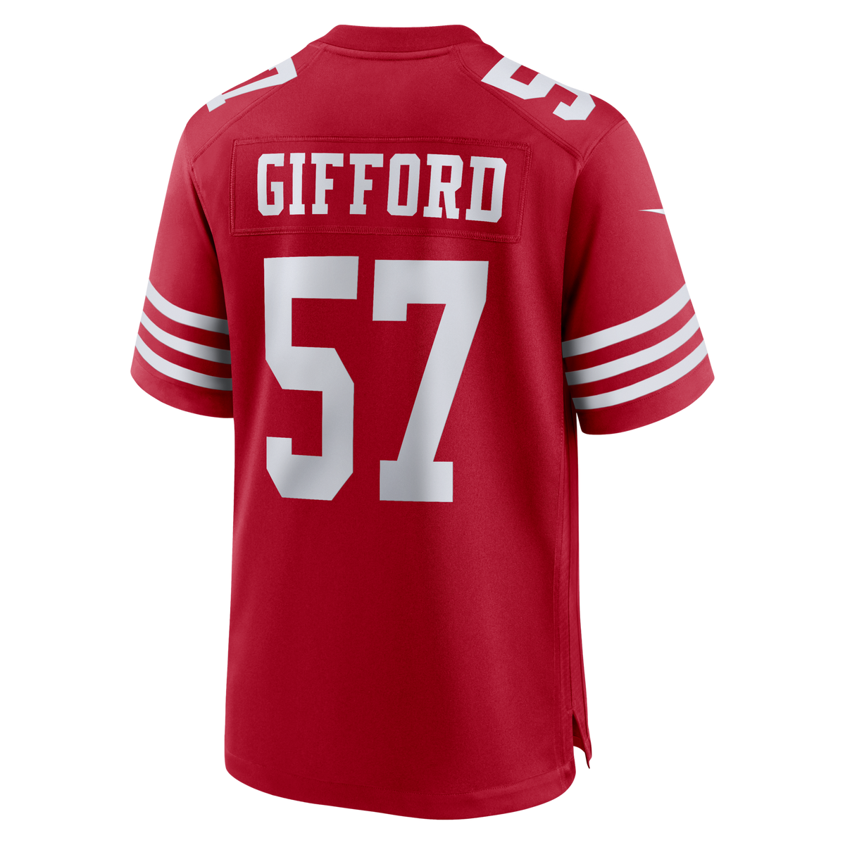 San Francisco 49ers Luke Gifford Scarlet Team Game Jersey
