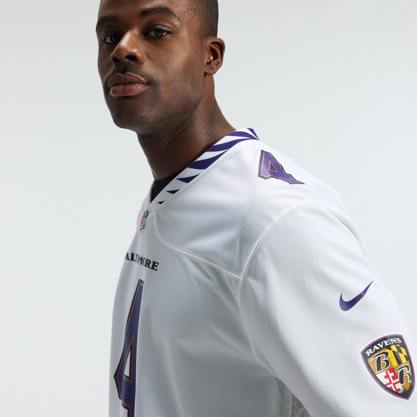 Baltimore Ravens Zay Flowers Nike White Game Jersey