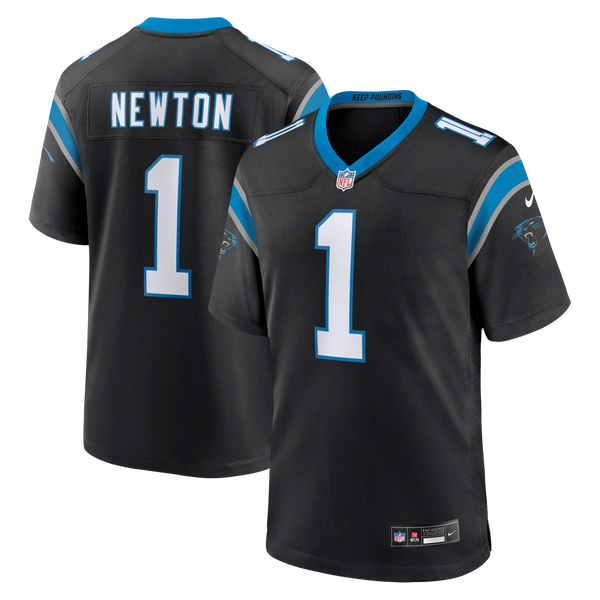 Carolina Panthers Cam Newton Nike Black Team Retired Game Jersey