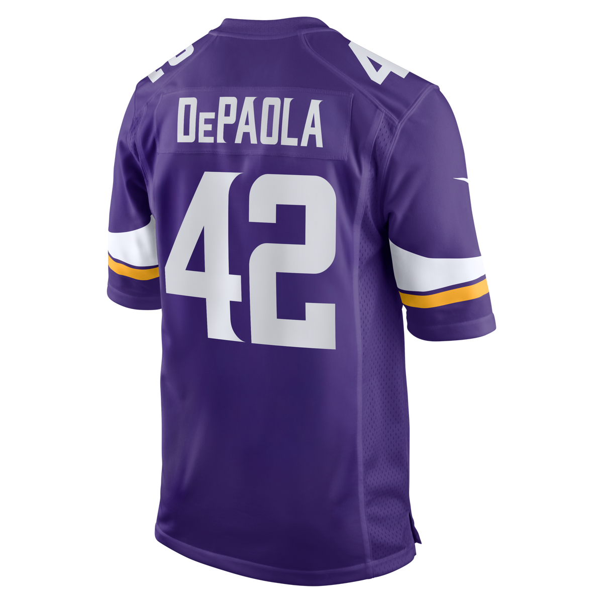 Minnesota Vikings Andrew DePaola Purple Game Jersey