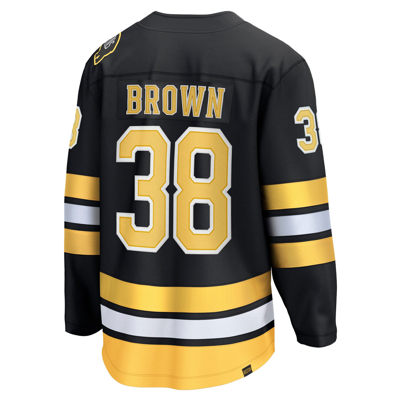 Boston Bruins Patrick Brown Fanatics Black Home Breakaway Player Jersey