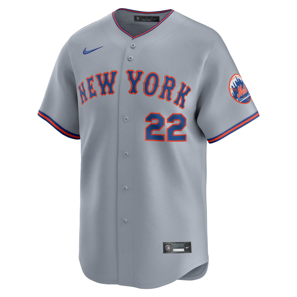 New York Mets Juan Soto Gray Road Limited Player Jersey