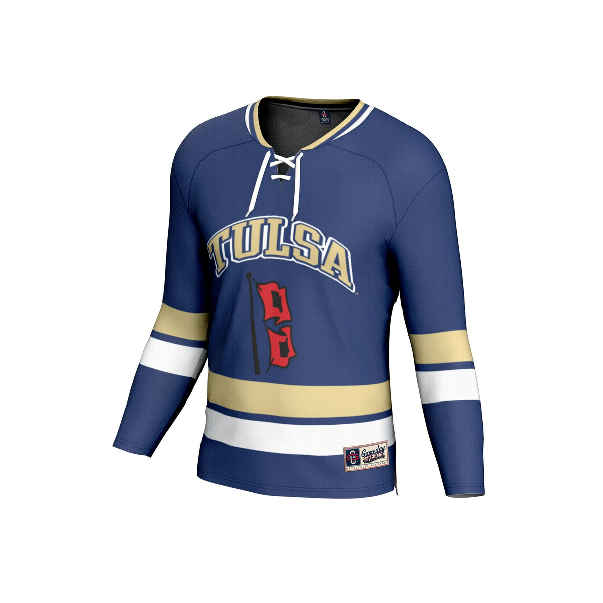 Tulsa Golden Hurricane GameDay Greats Hockey Jersey - Royal
