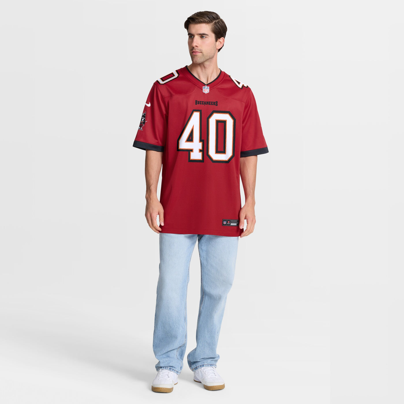 Tampa Bay Buccaneers Mike Alstott Nike Red Retired Player Game Jersey