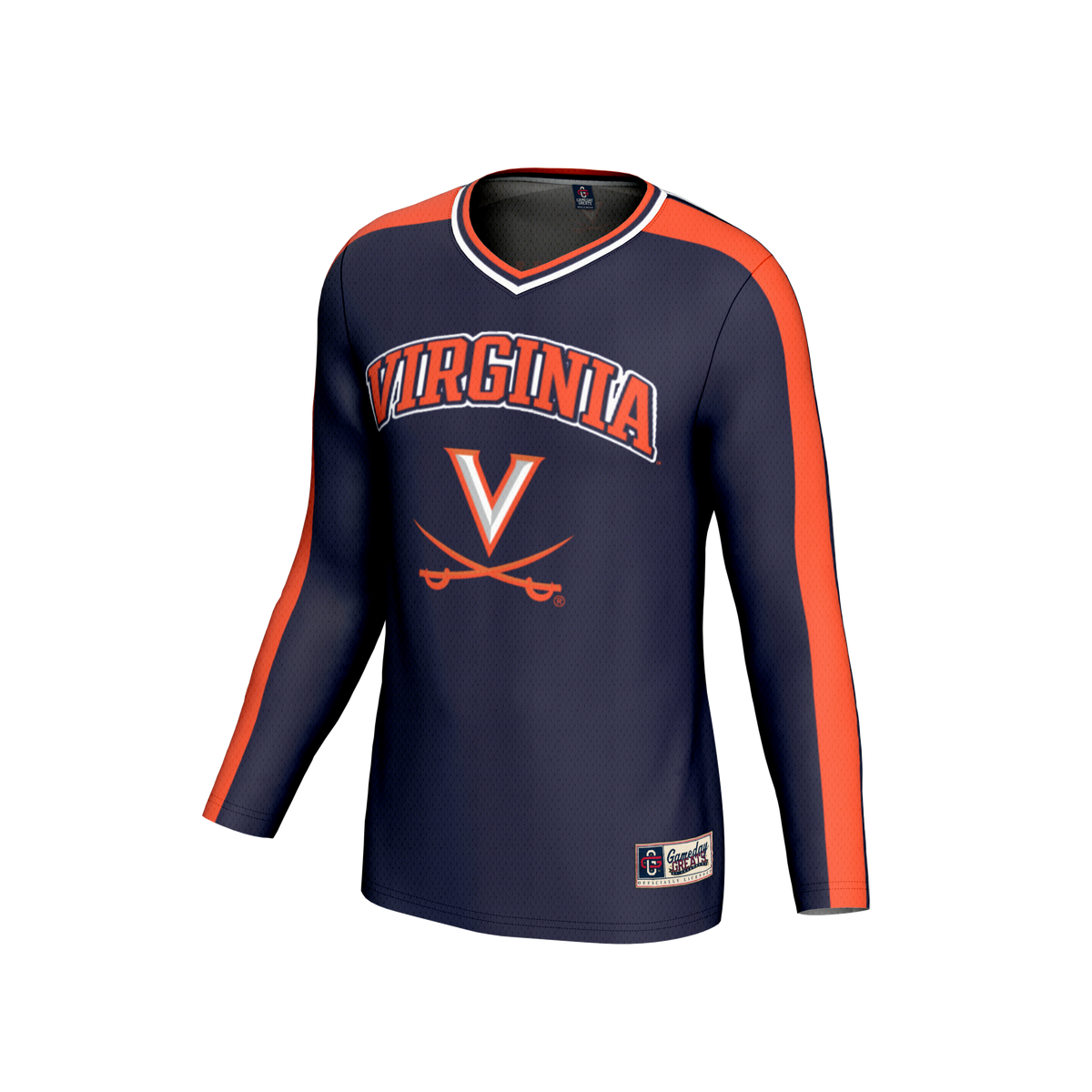 Virginia Cavaliers GameDay Greats NIL Pick-A-Player Lightweight Collegiate Volleyball Fashion Jersey - Navy