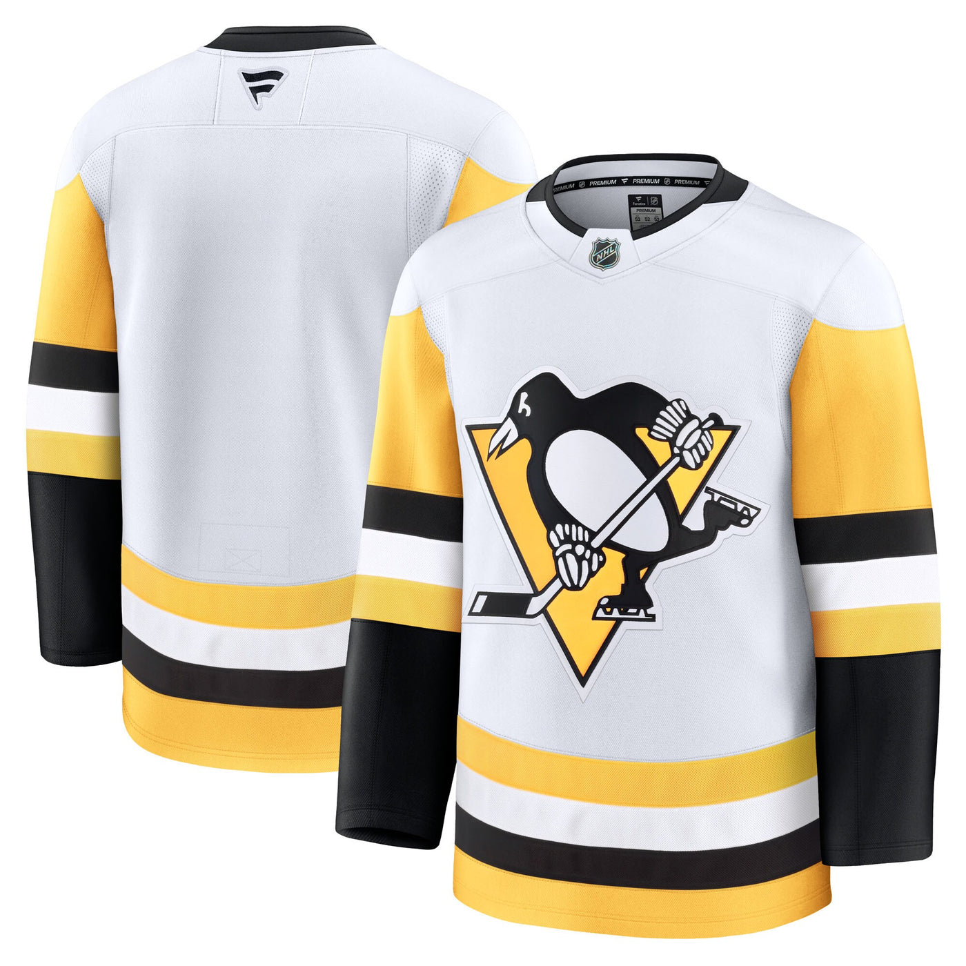 Pittsburgh Penguins Fanatics White Away Premium Jersey