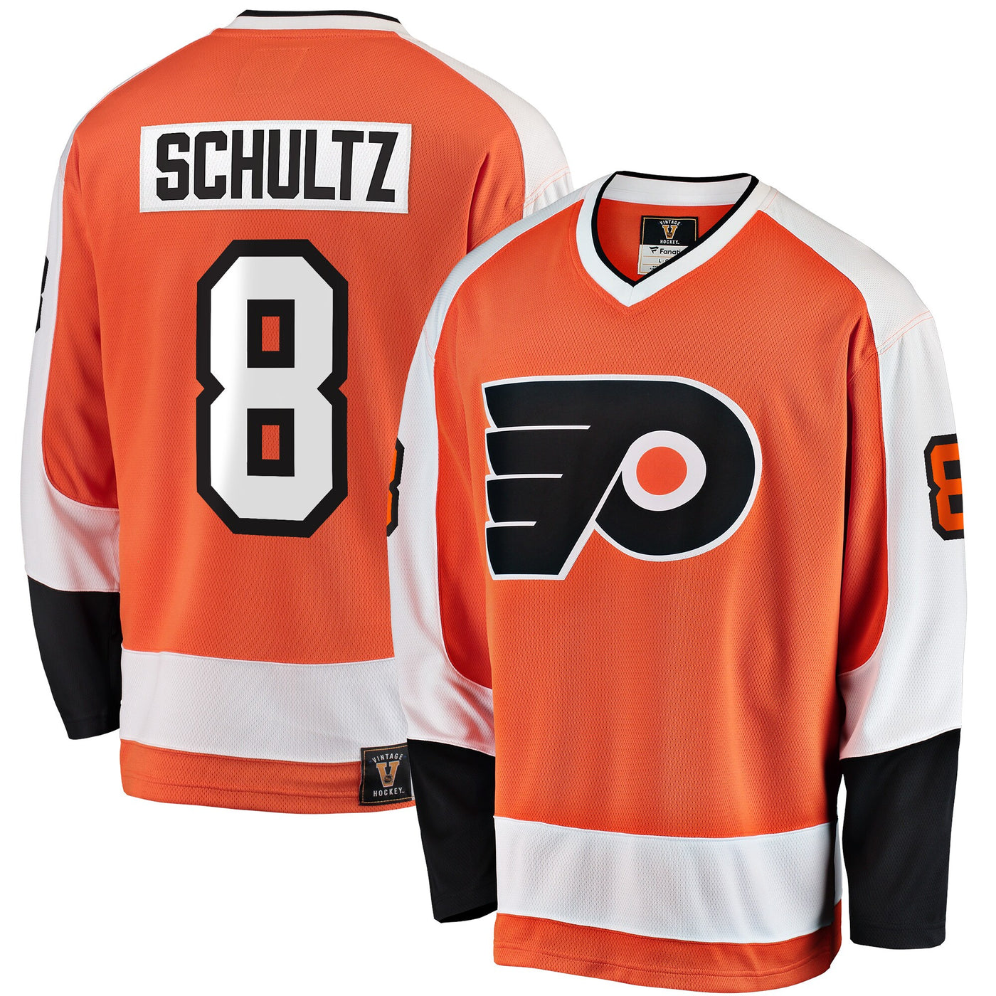 Philadelphia Flyers Dave Schultz Fanatics Orange Premier Breakaway Retired Player Jersey
