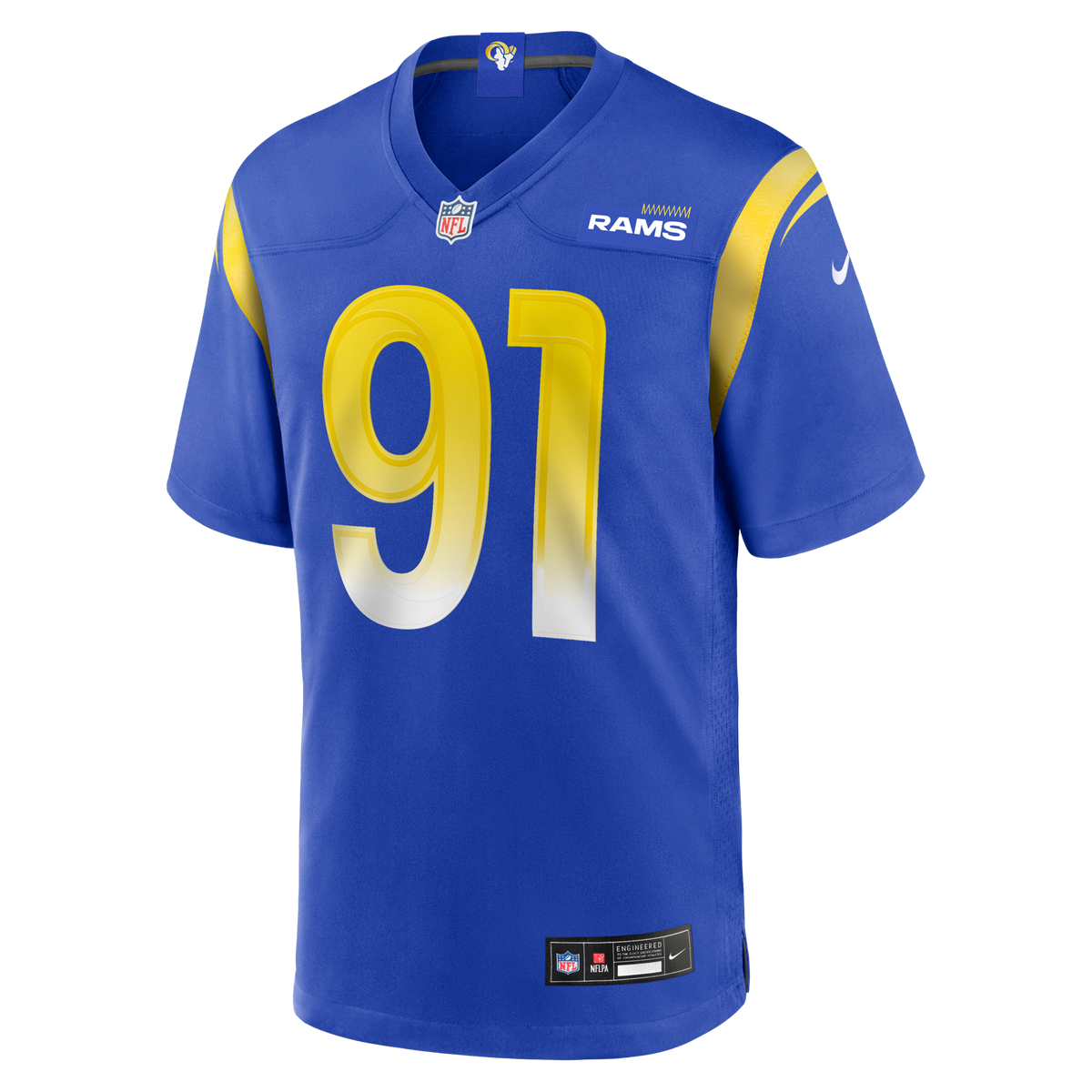 Los Angeles Rams Kobie Turner Royal Home Game Jersey