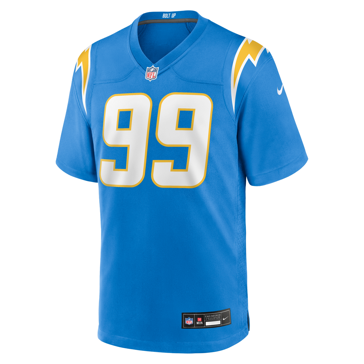 Los Angeles Chargers Jamaree Caldwell Powder Blue Team Game Jersey