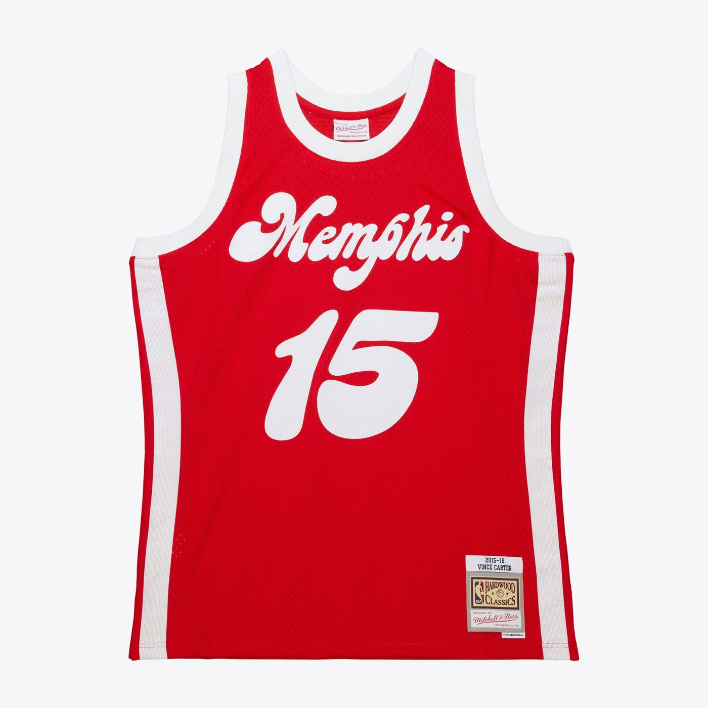 Memphis Grizzlies Mitchell & Ness Vince Carter 2015 Hardwood Classics Authentic Jersey - Red