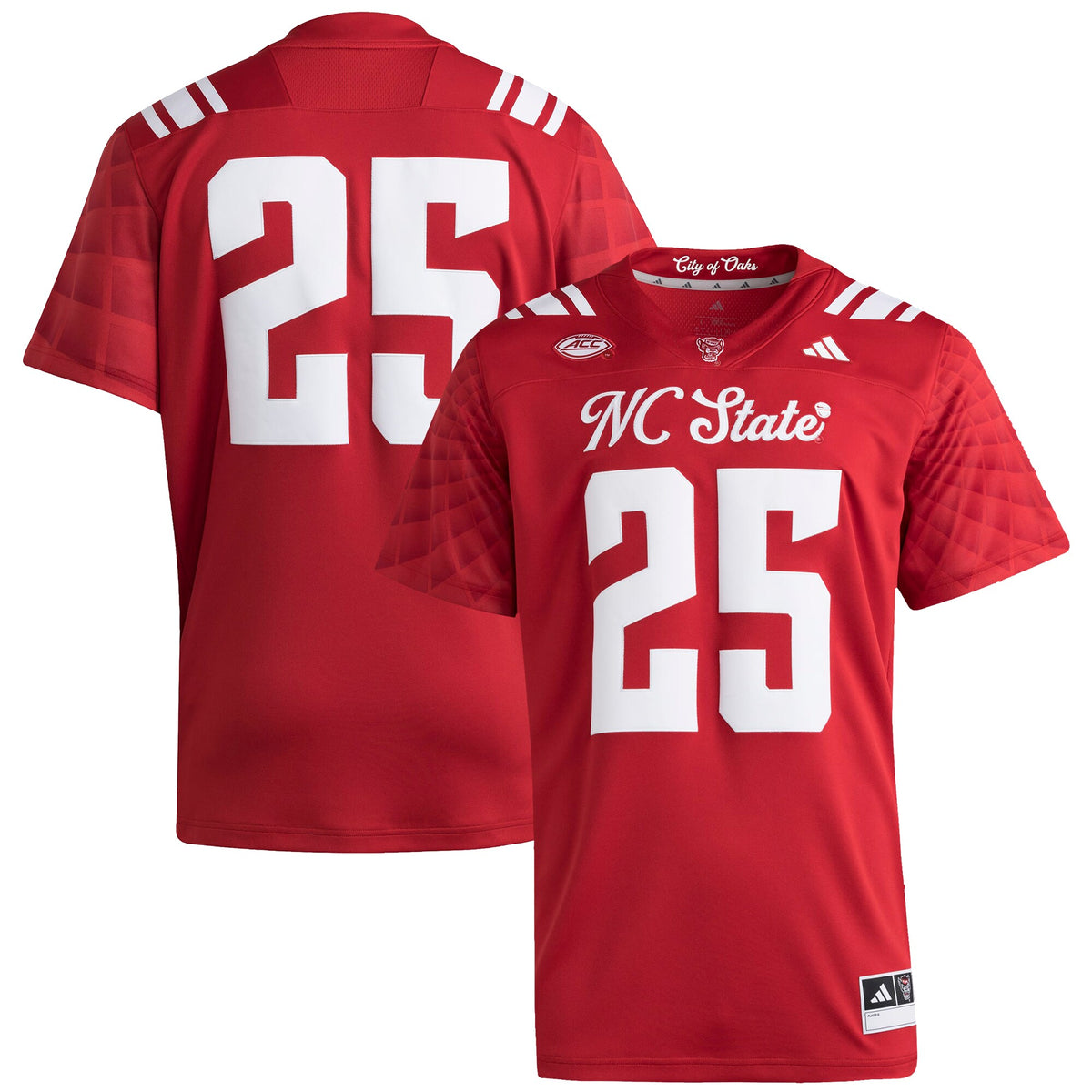 #25 NC State Wolfpack Premier Strategy Jersey - Red