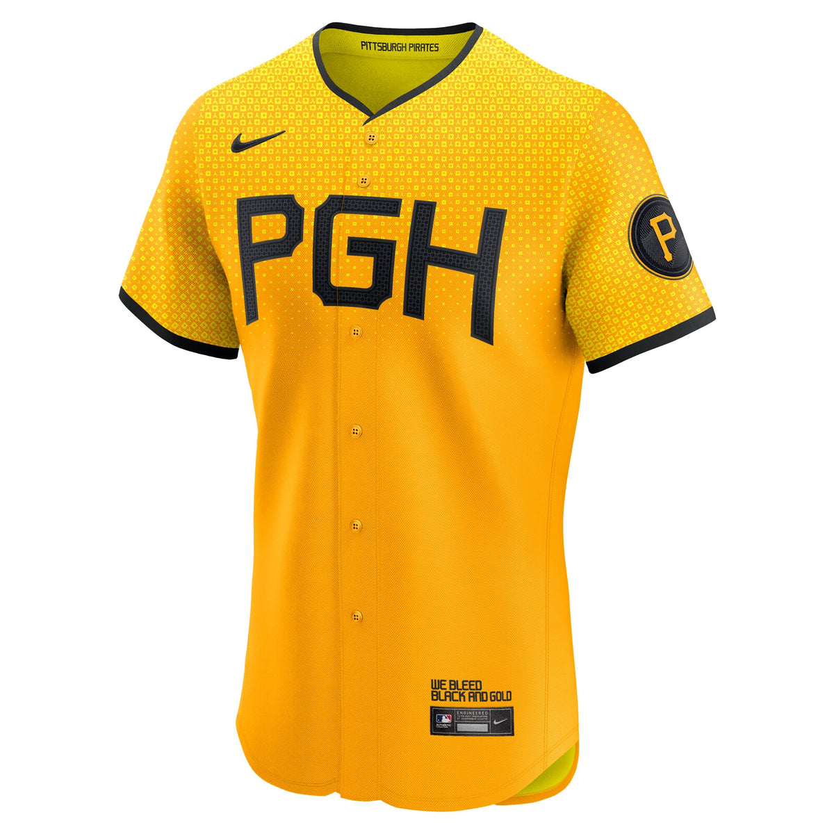 Pittsburgh Pirates Gold City Connect Elite Jersey