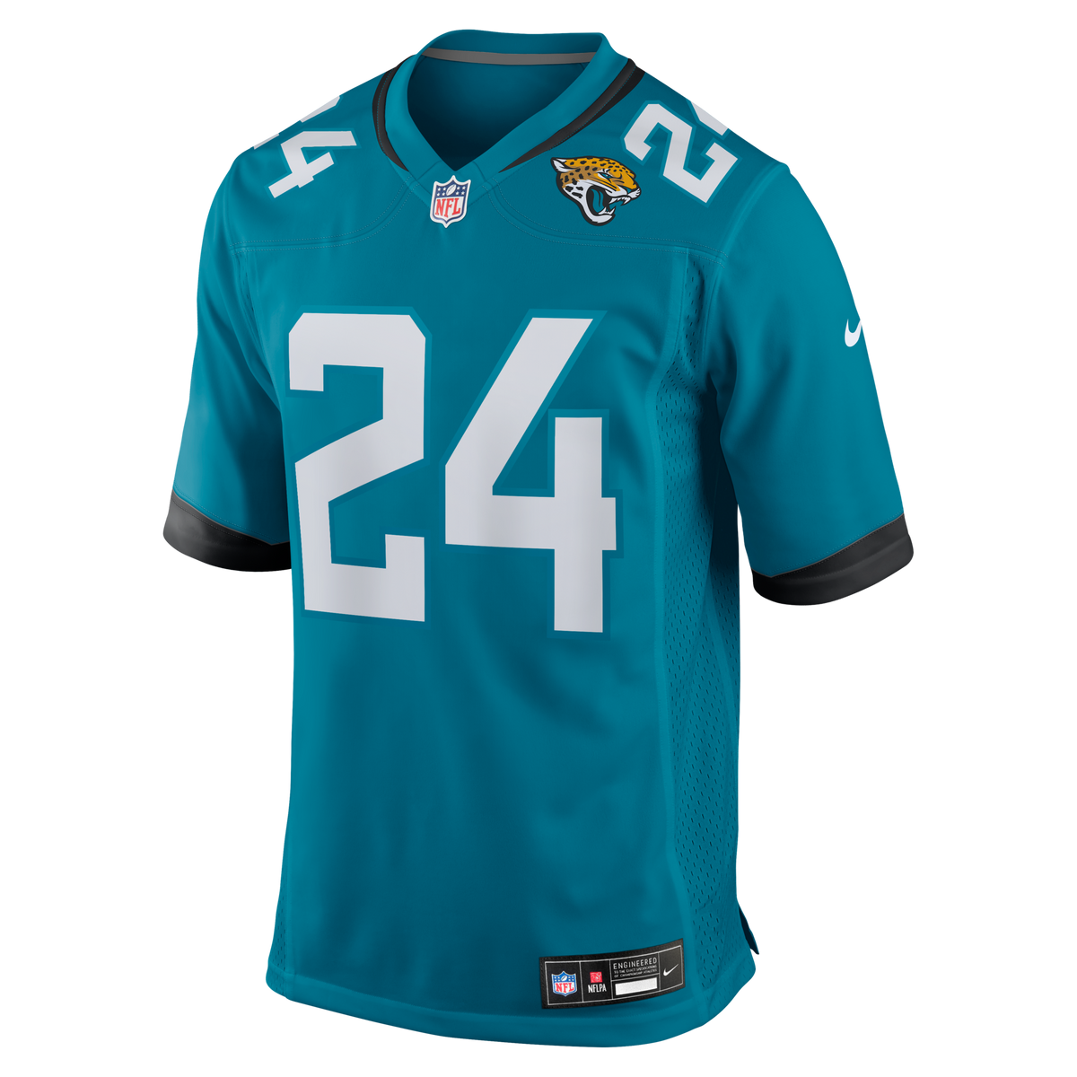 Jacksonville Jaguars Chris Rodriguez Jr. Teal Team Game Jersey