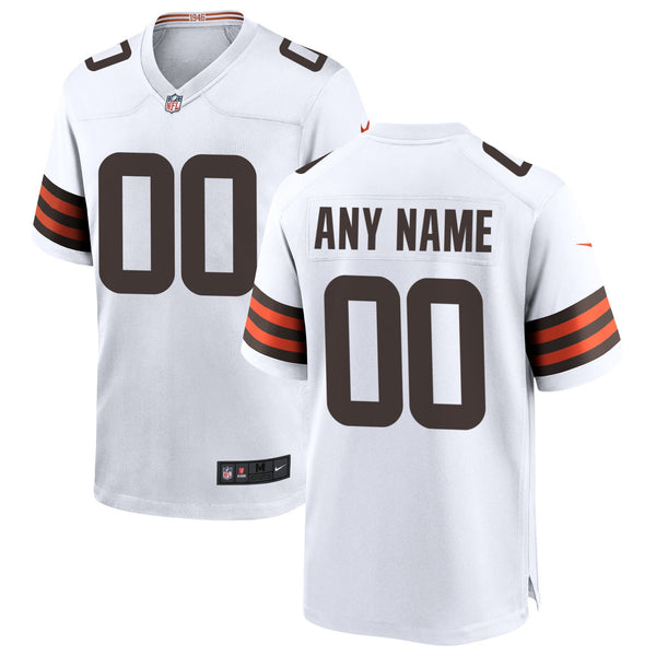 Cleveland Browns Nike White Custom Game Jersey
