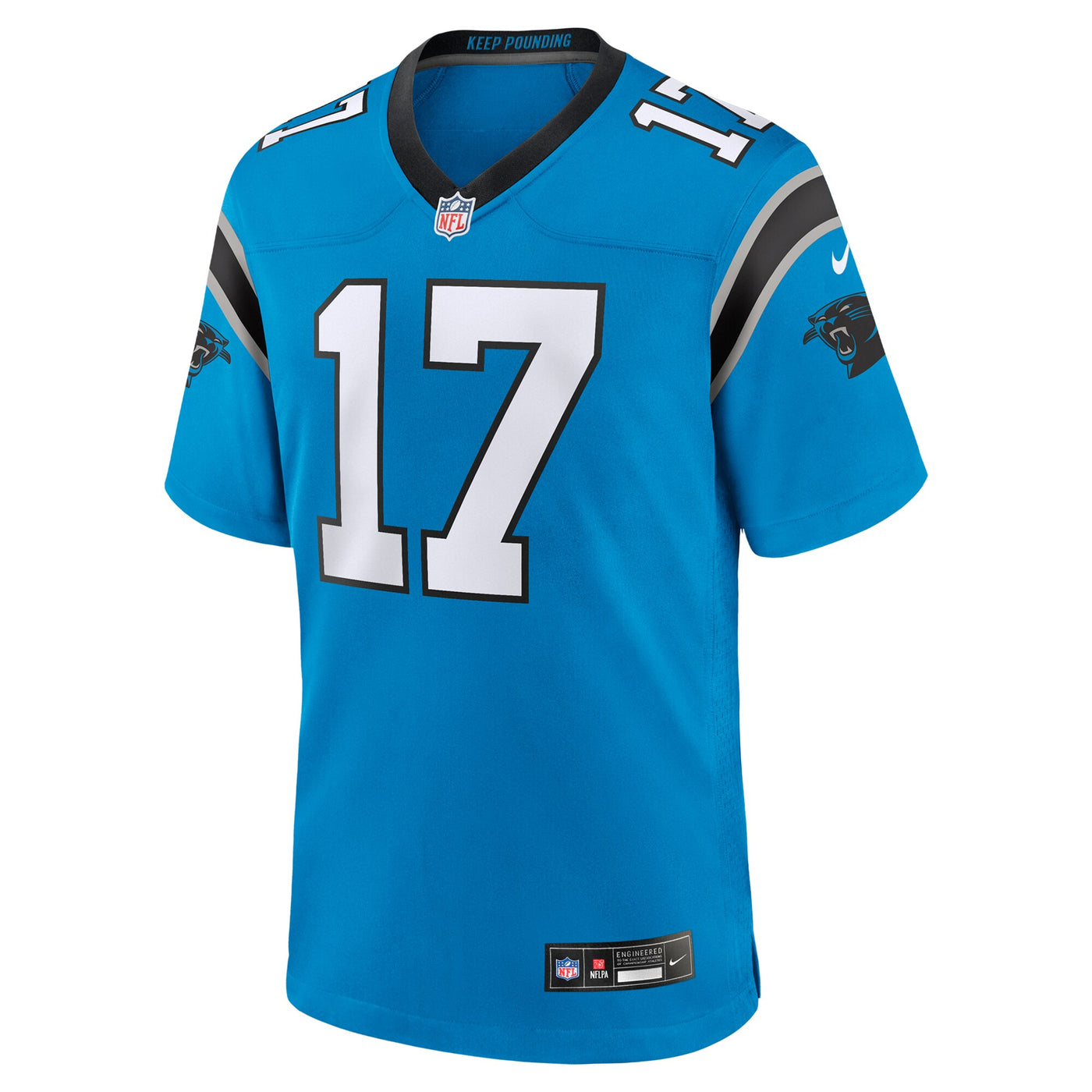 Carolina Panthers Xavier Legette Nike Blue Alternate Game Jersey