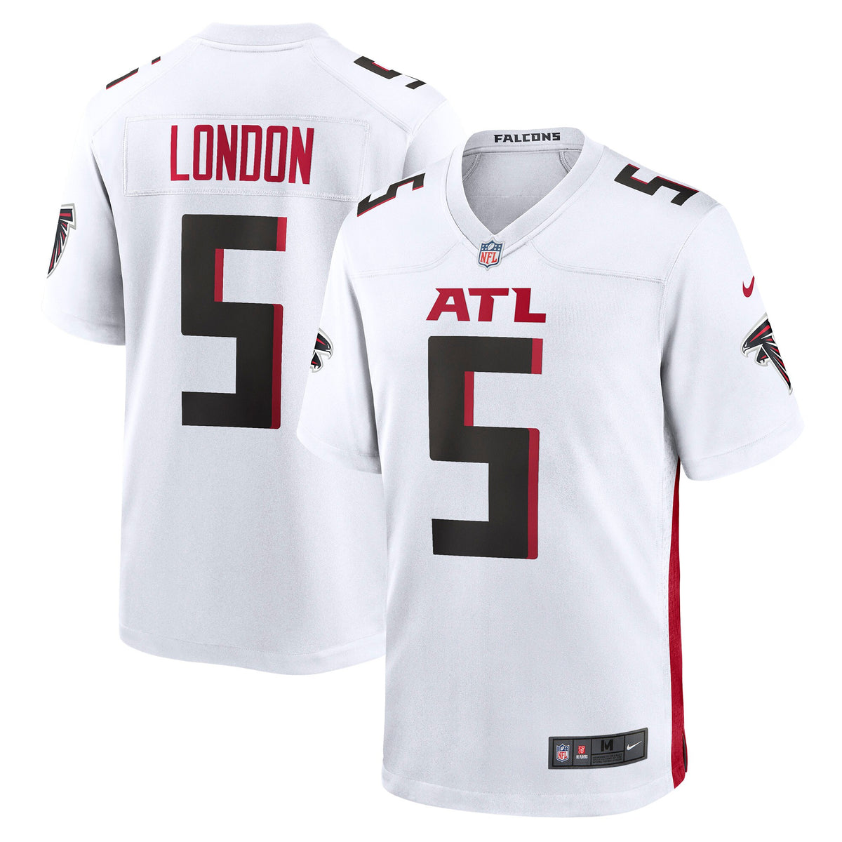 Atlanta Falcons Drake London White Away Game Player Jersey
