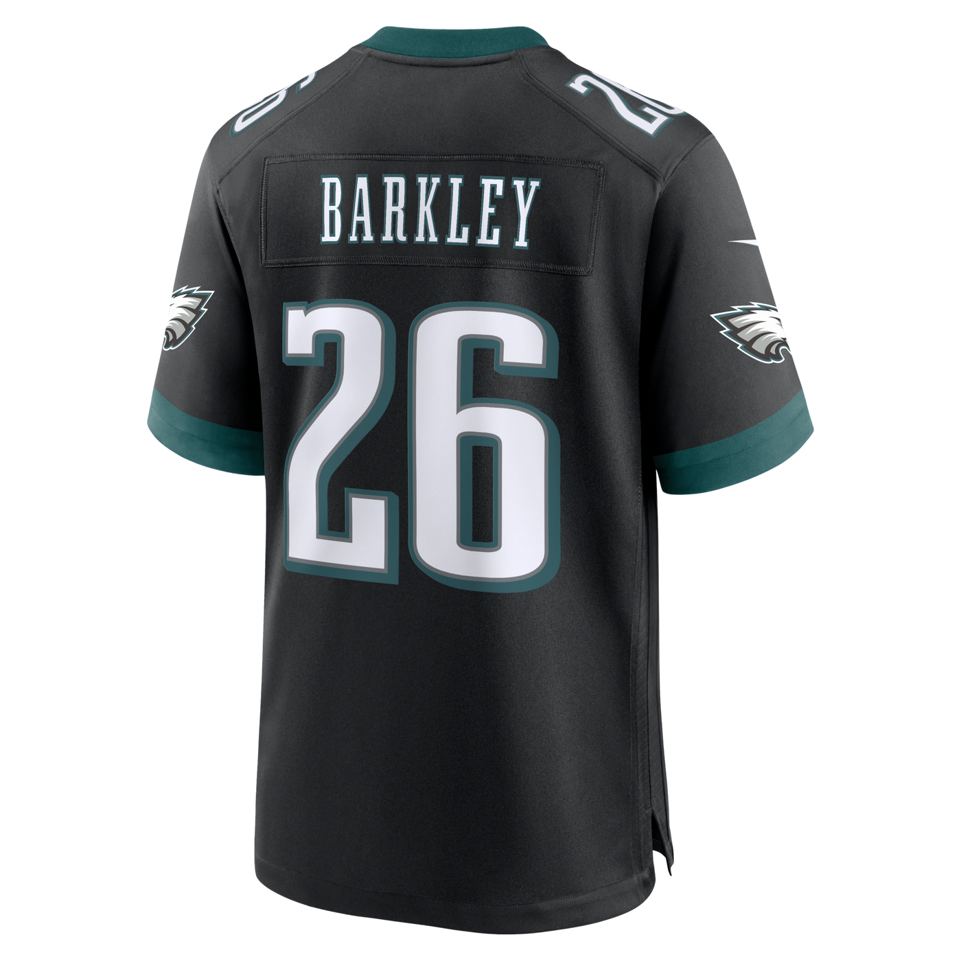 Philadelphia Eagles Saquon Barkley Nike Black Alternate Game Jersey