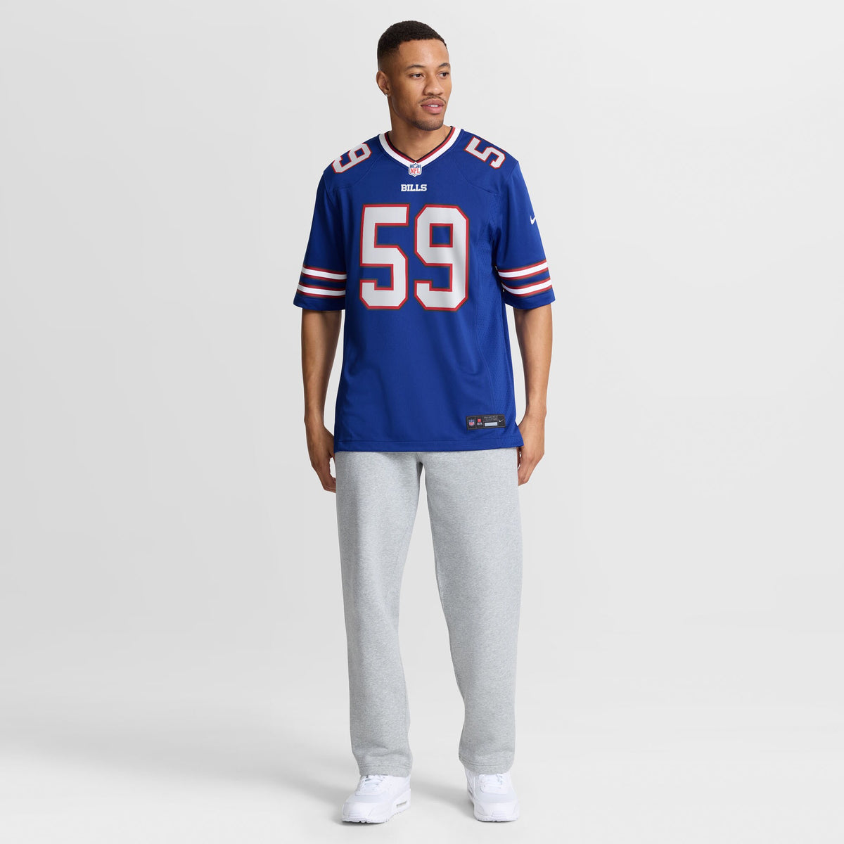 Buffalo Bills Shaq Lawson Royal Team Game Jersey