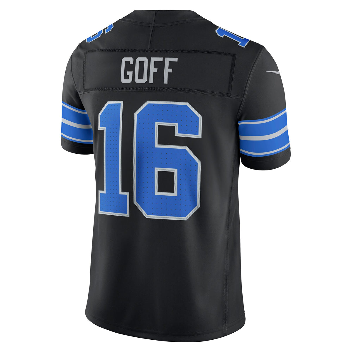 Detroit Lions Jared Goff Black Alternate Vapor F.U.S.E. Stitched Limited Jersey