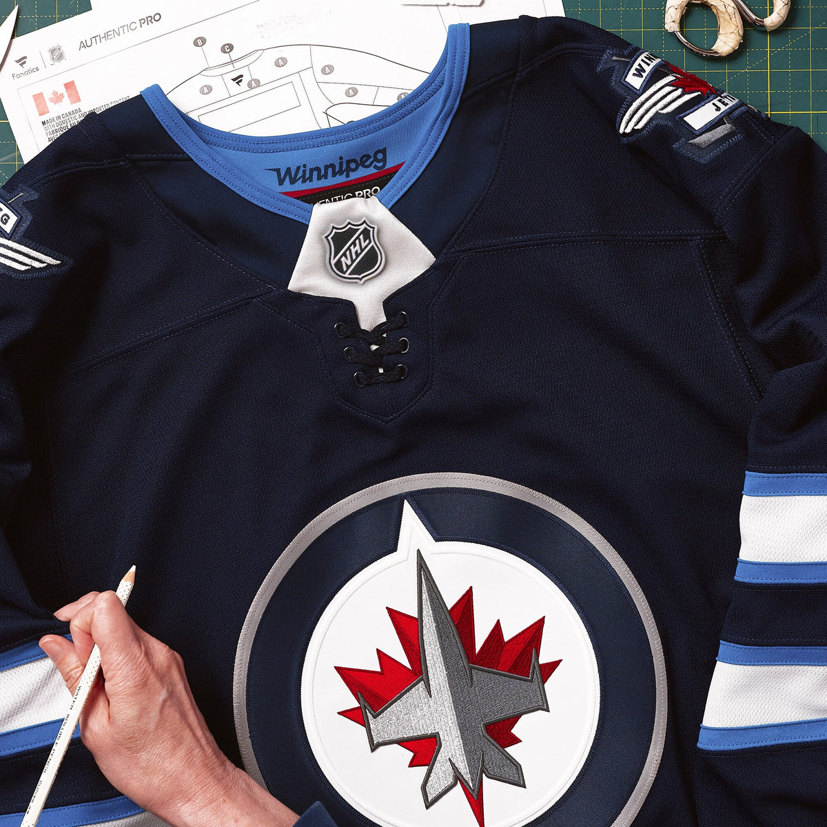 Winnipeg Jets Fanatics Navy Home Authentic Pro Jersey