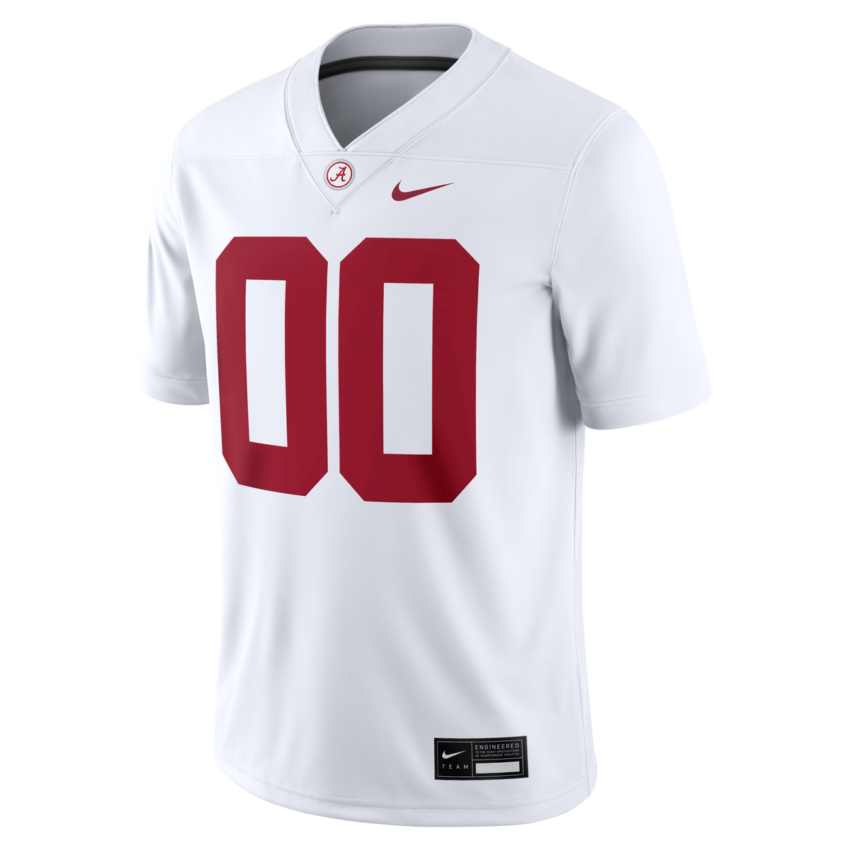 Alabama Crimson Tide Custom Game Jersey - White