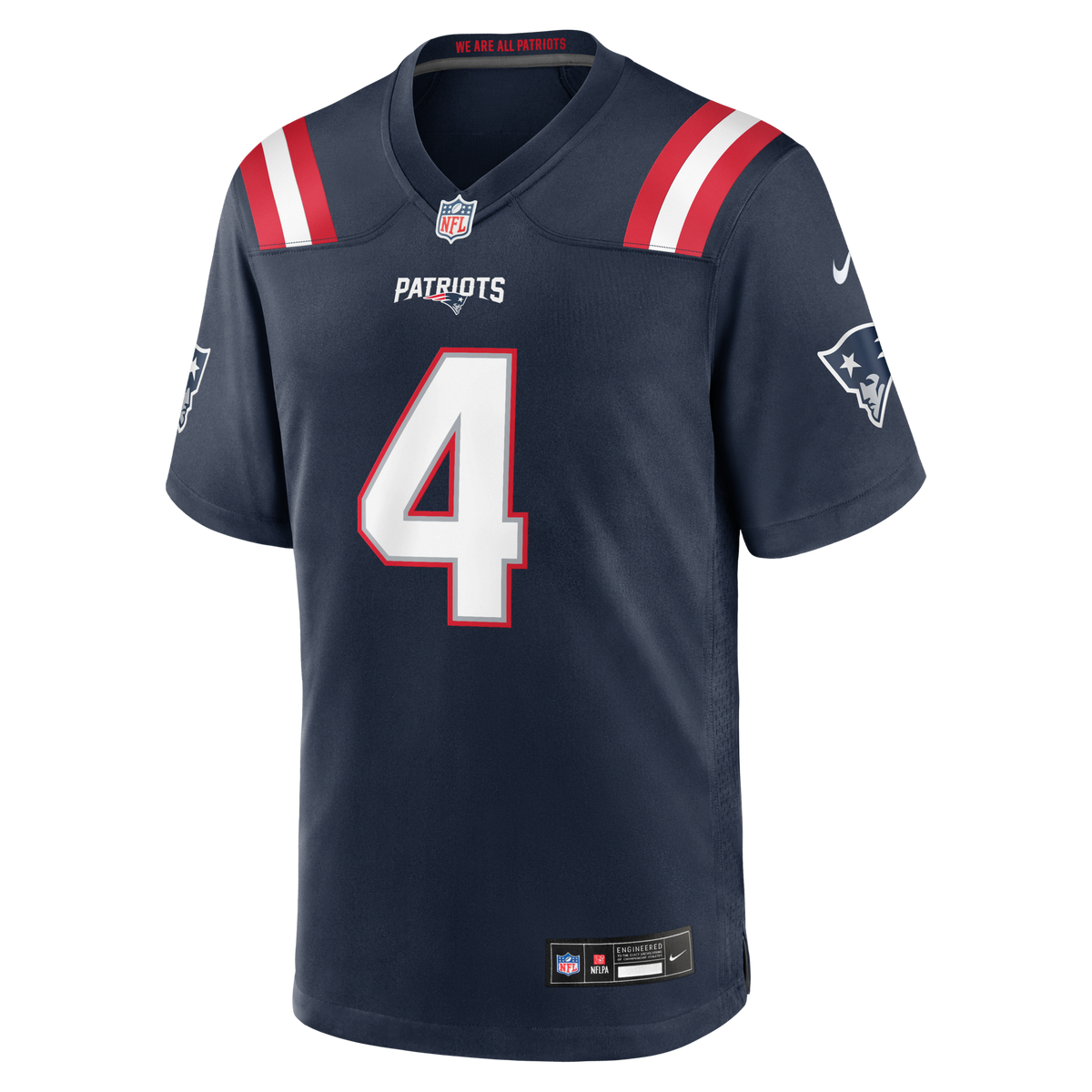 New England Patriots Adam Vinatieri Navy Team Retired Game Jersey