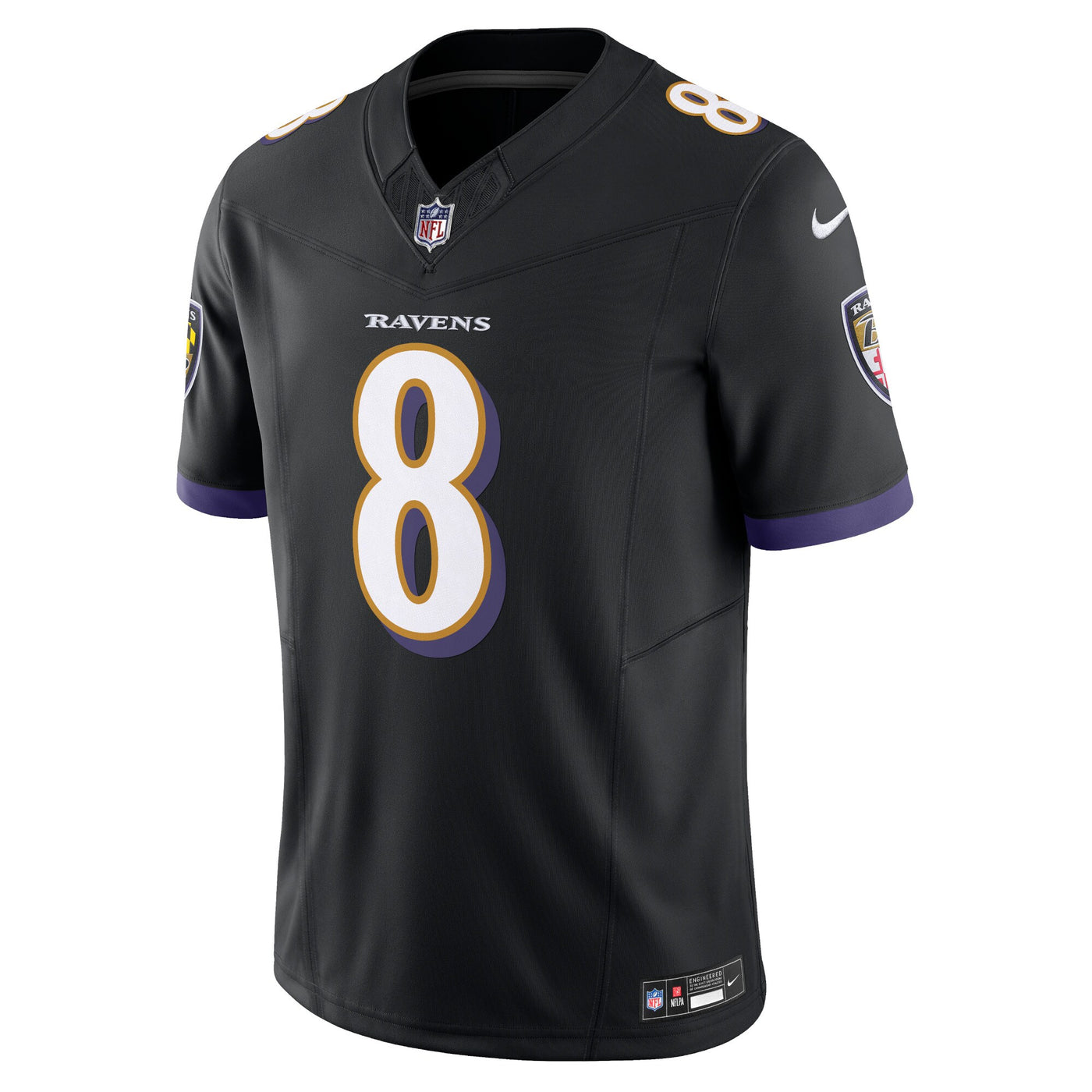 Baltimore Ravens Lamar Jackson Nike Black Vapor F.U.S.E. Limited Jersey