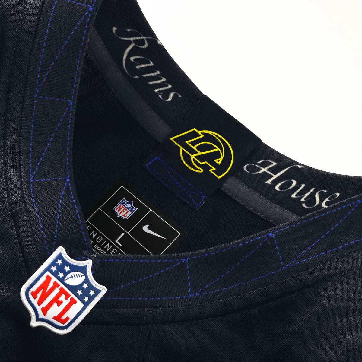 Los Angeles Rams Puka Nacua Midnight Blue 2025 Rivalries Collection Game Jersey