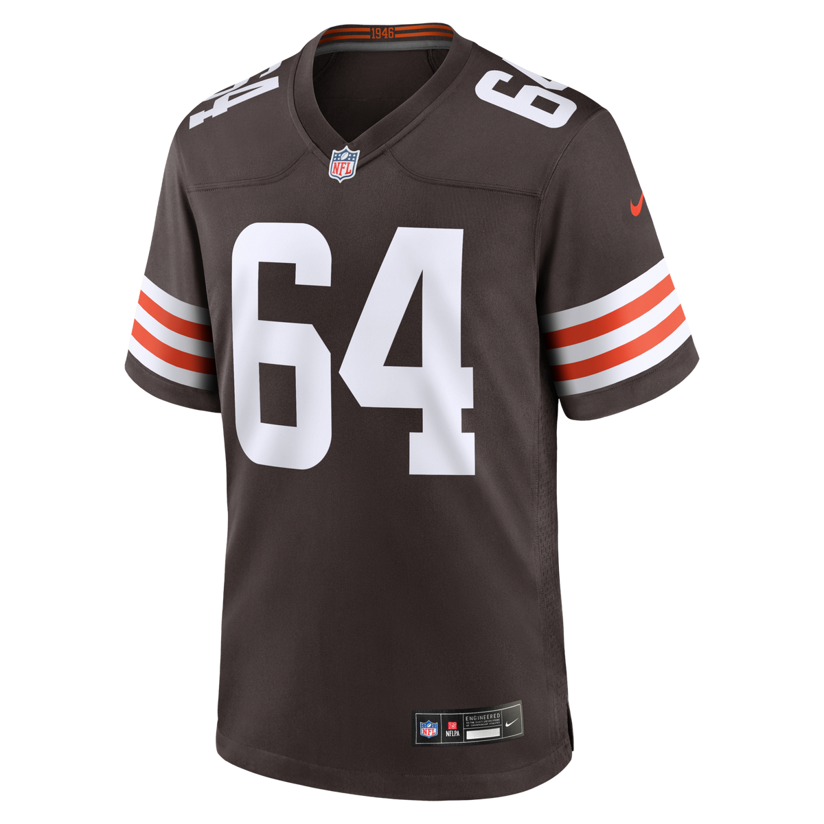 Cleveland Browns Joe DeLamielleure Brown Game Retired Player Jersey