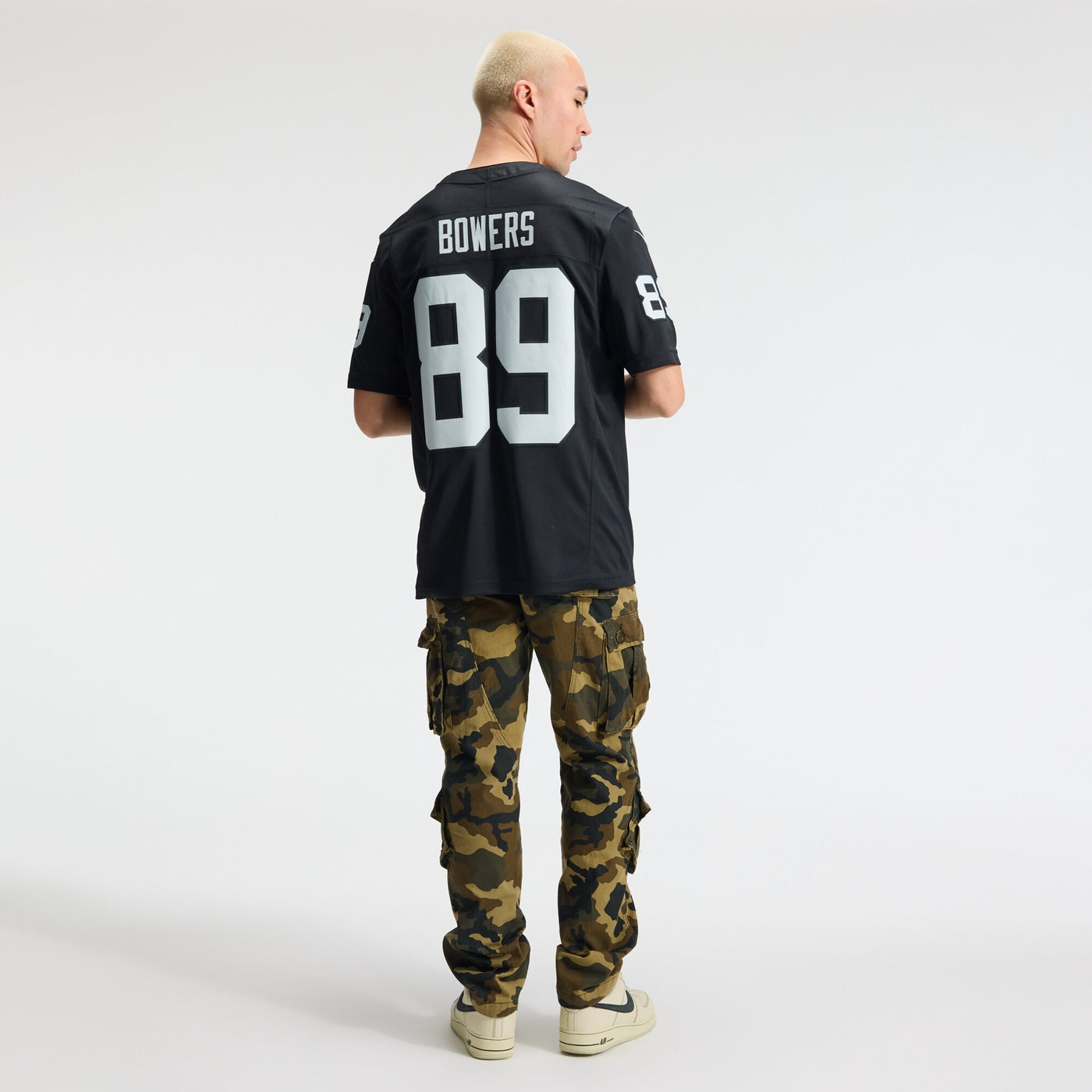 Las Vegas Raiders Brock Bowers Nike Black Team Vapor F.U.S.E. Stitched Limited Jersey