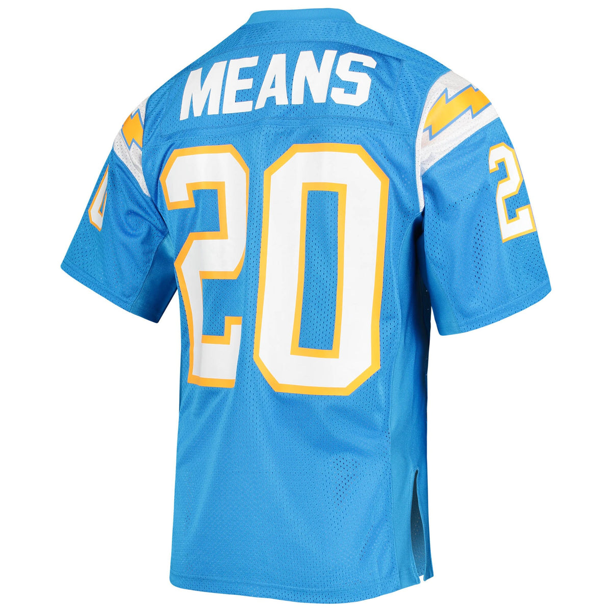 Los Angeles Chargers 1994 Natrone Means Mitchell & Ness Powder Blue Authentic Throwback Retired Player Jersey