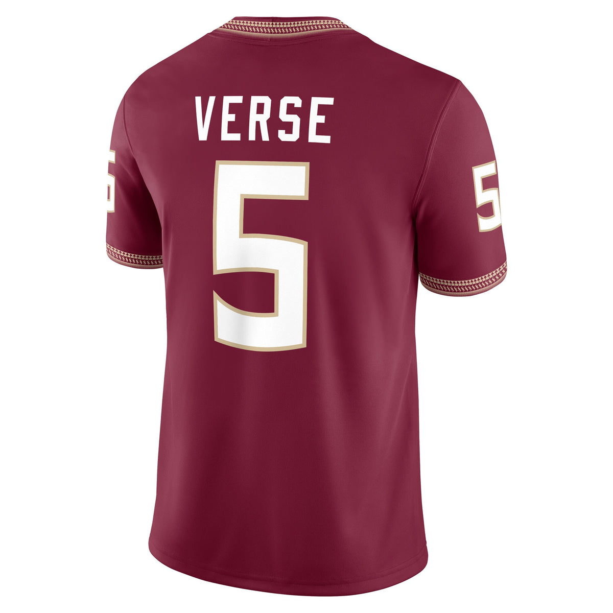 Jared Verse Florida State Seminoles Player Game Jersey - Garnet