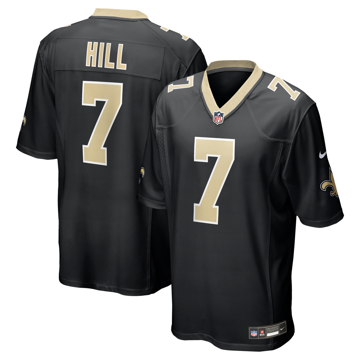 New Orleans Saints Taysom Hill Nike Black Game Jersey