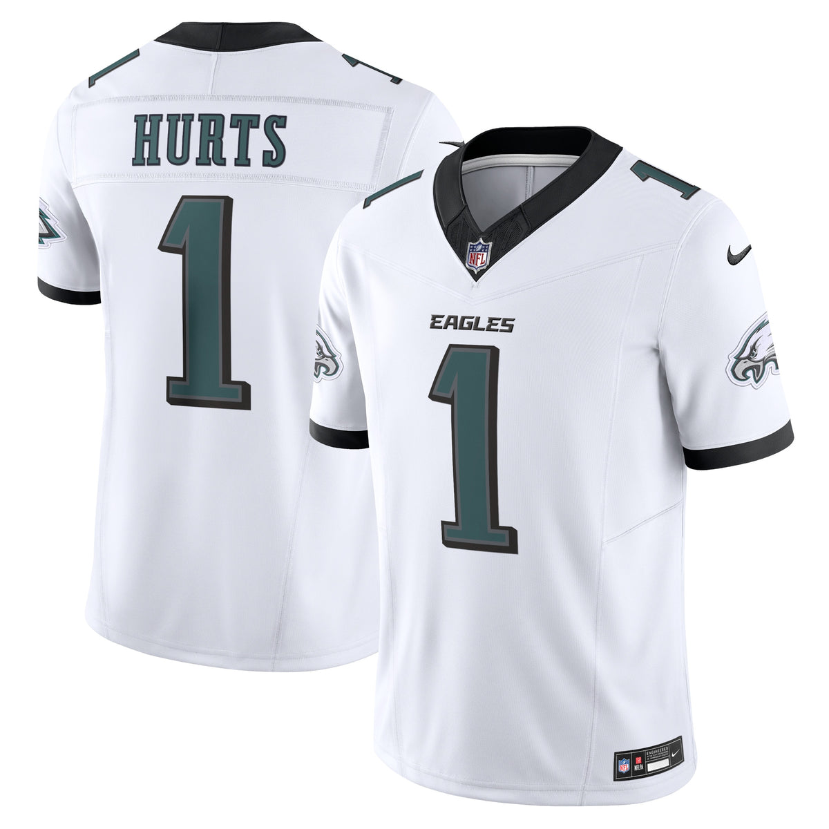Philadelphia Eagles Jalen Hurts White Vapor F.U.S.E. Limited Jersey