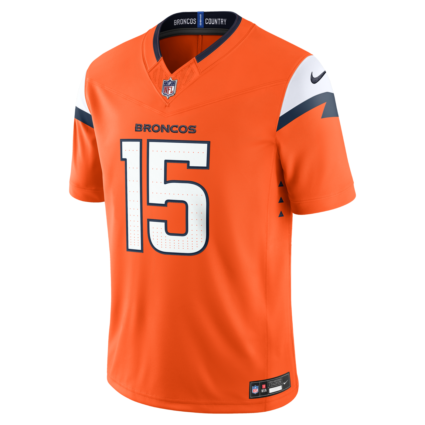 Denver Broncos Nik Bonitto Nike Orange Team Vapor F.U.S.E. Stitched Limited Jersey