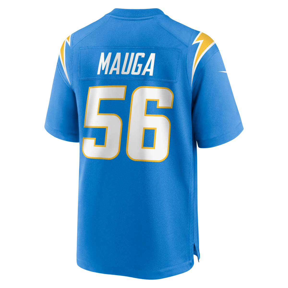 Los Angeles Chargers Kanai Mauga Powder Blue Team Game Jersey