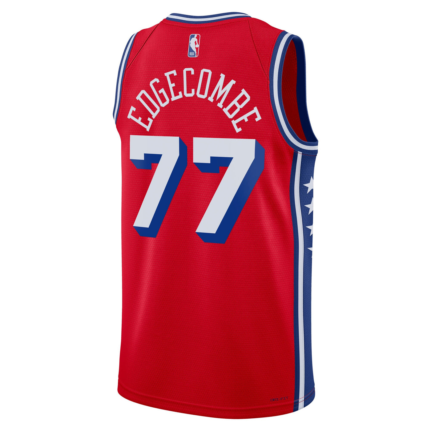 Philadelphia 76ers Jordan Brand Statement Edition Swingman Jersey - Red - VJ Edgecombe