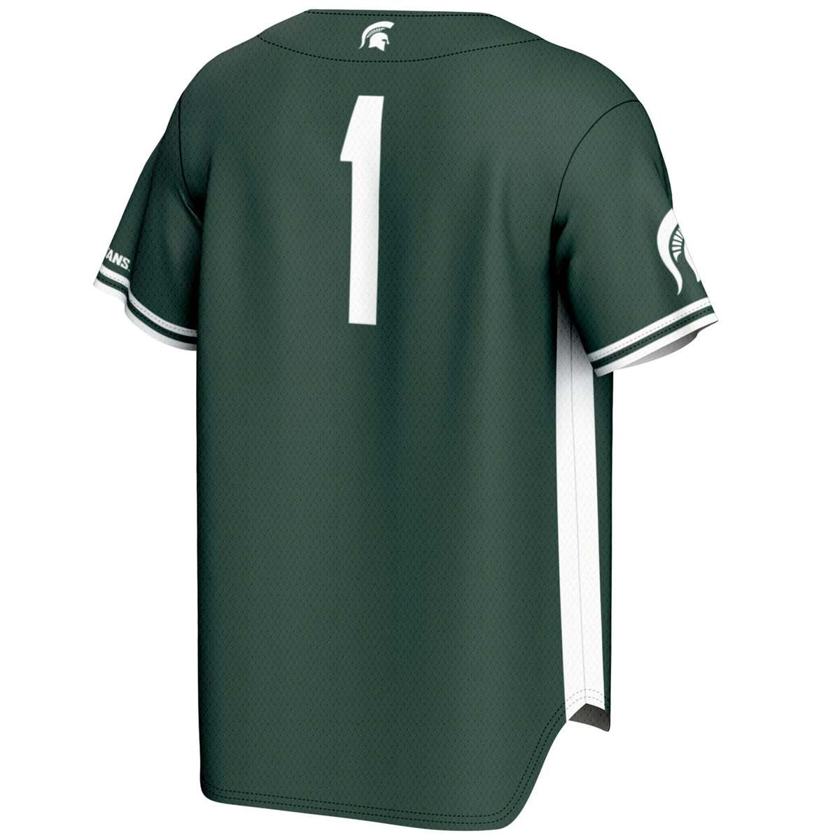 #1 Michigan State Spartans GameDay Greats Lightweight Baseball Jersey - Green