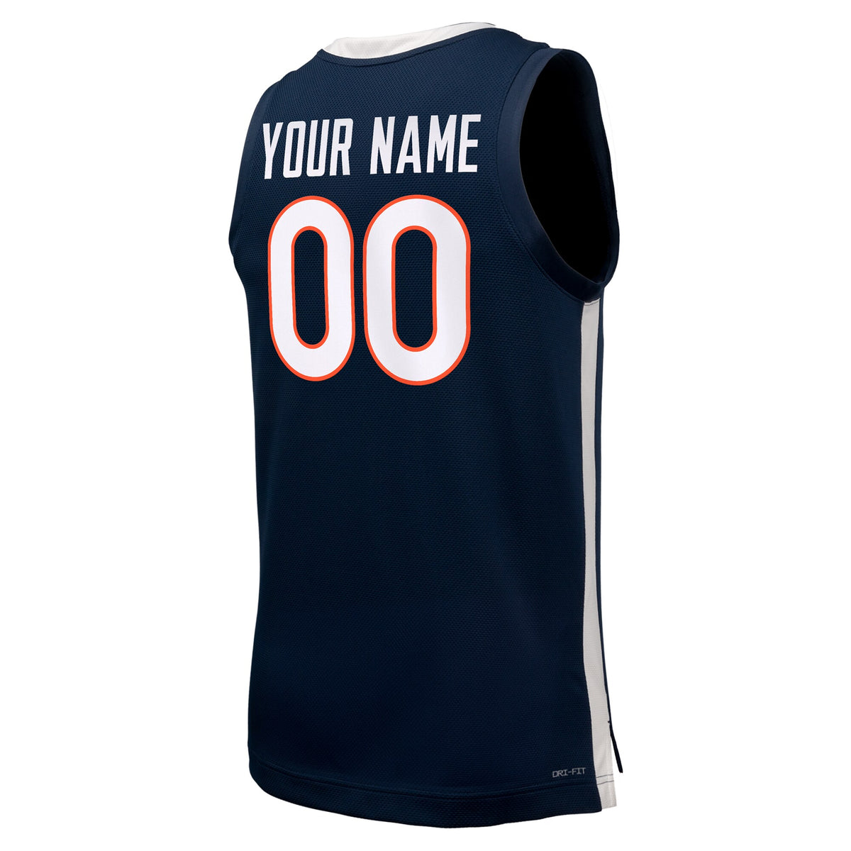 Virginia Cavaliers Basketball Custom Replica Jersey - Navy