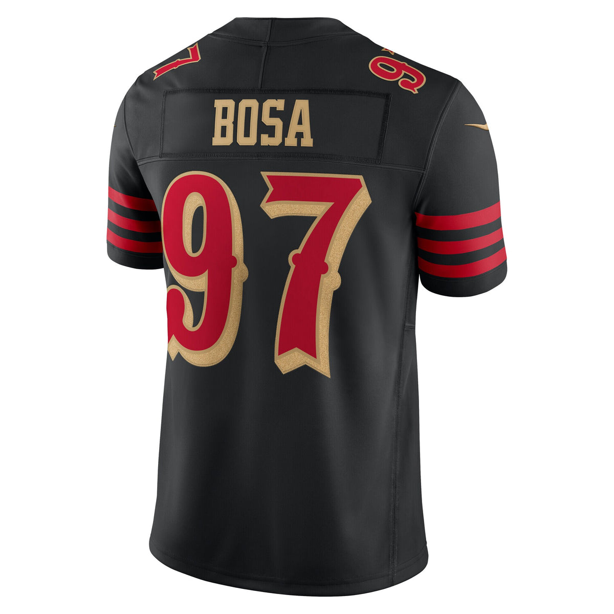 San Francisco 49ers Nick Bosa Black 2025 Rivalries Collection Stitched Limited Jersey