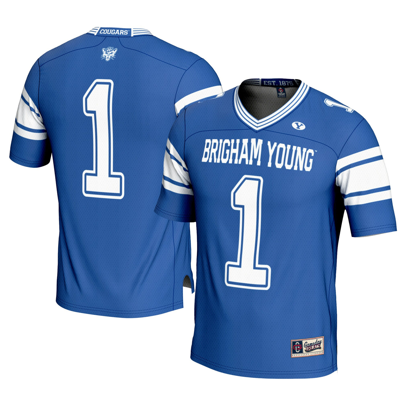 GameDay Greats #1 Royal BYU Cougars Football Jersey