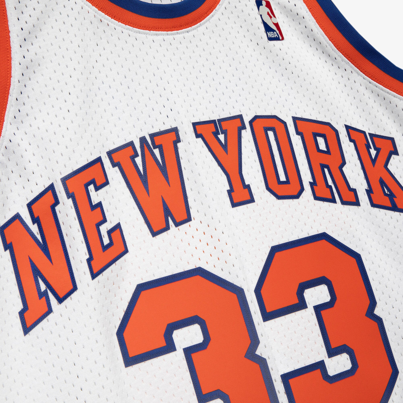 New York Knicks Mitchell & Ness Patrick Ewing 1985 Swingman Authentic Jersey - White